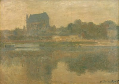 Church of Vernon, Fog by Claude Monet